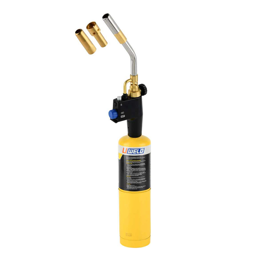 Propane Mapp Torch Swirl Flame Tip High Intensity Cast Handheld Trigger Start Mapp Torch, Propane Head Heat Shrink Torch