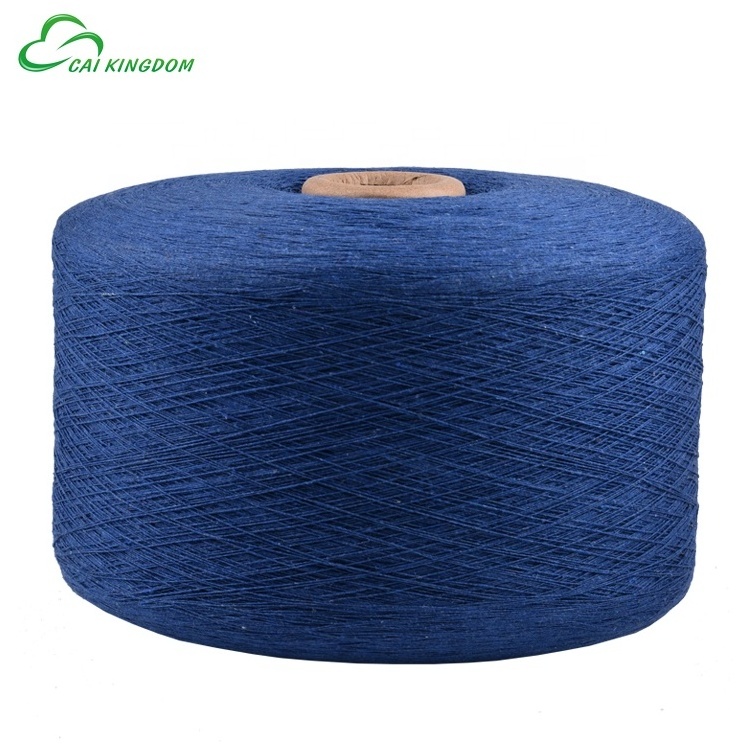 Ne 4/1 OE Recycled cotton open end  Color Yarns For hammock polyester cotton blended yarn