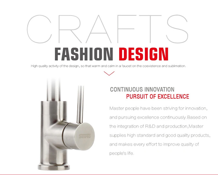 SANIPRO Stainless Steel Pull Down Water Tap Brushed Nickel Sensitive ...