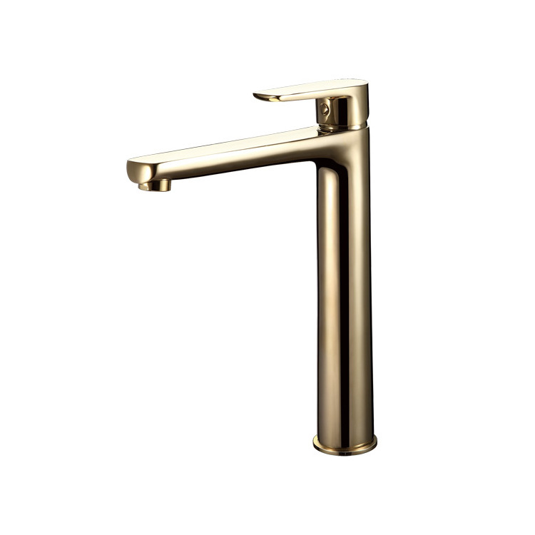 SANIPRO Luxury Black Gold Single Handle Washbasin Water Tap Bath Waterfall Sink Mixer Taps Faucets Brass Bathroom Basin Faucet