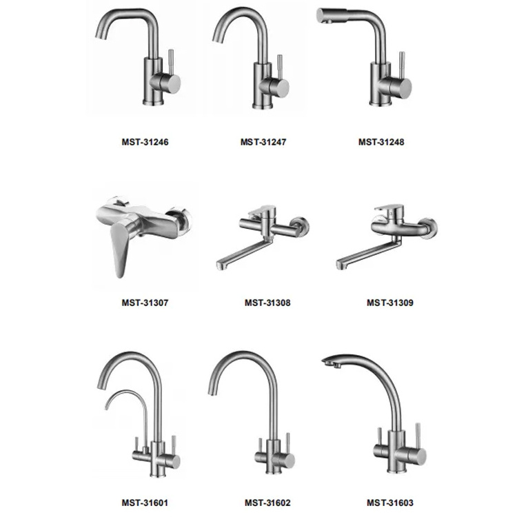 SANIPRO Wholesale Sink PVC Plastic Water Tap Bathroom Taps Sanitary Ware Different Color Basin Faucet