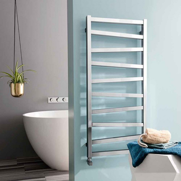 SANIPRO Traditional Floor Mounted Heated Towel Rail Bathroom Radiators Central Heating Towel Warmer