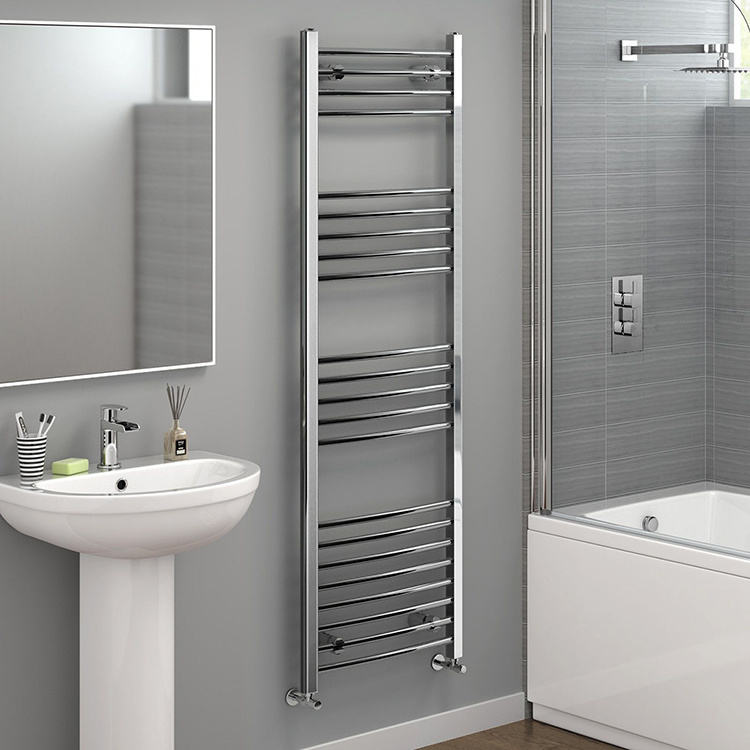 SANIPRO Popular Product Wall Mounted Flat Ladder Bathroom Radiators Low Carbon Steel Heated Towel Rail Rack