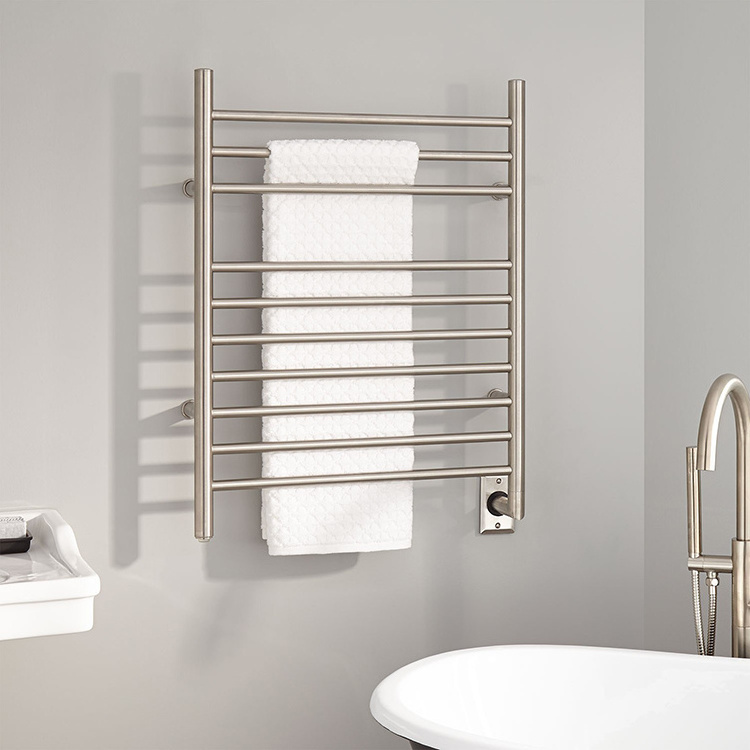 SANIPRO Popular Product Wall Mounted Flat Ladder Bathroom Radiators Low Carbon Steel Heated Towel Rail Rack