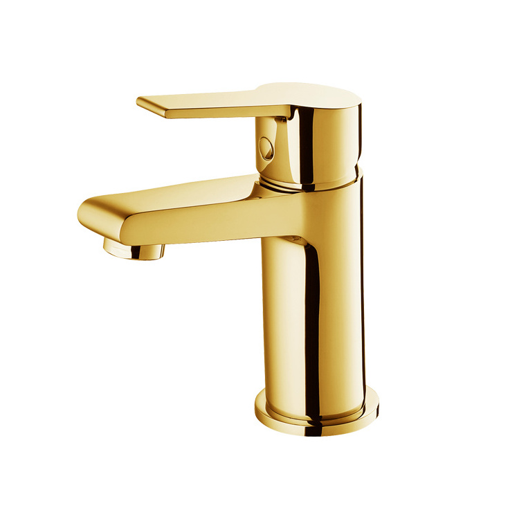 SANIPRO Wholesale Modern High Quality Single Lever Brass Sink Mixer Water Tap Bathroom Taps Wash Basin Faucets