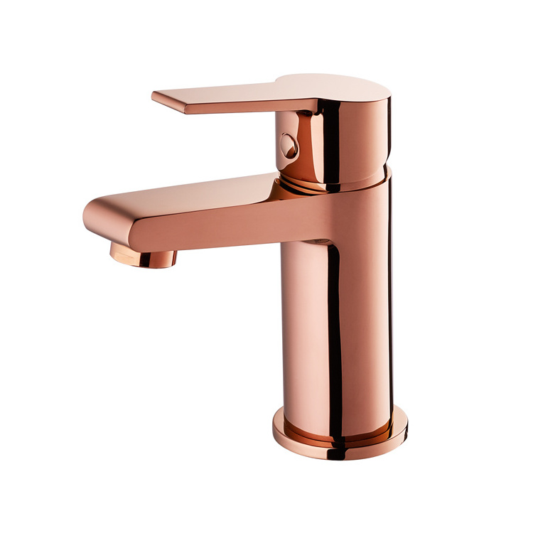 SANIPRO Wholesale Modern High Quality Single Lever Brass Sink Mixer Water Tap Bathroom Taps Wash Basin Faucets