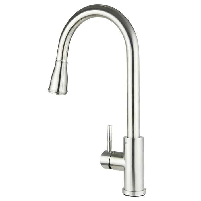 SANIPRO Hot Cold Mixer Touchles Kitchen Faucets SUS304 Pull Out Smart Touch Sensor Water Tap Faucet with Pull Down Sprayer