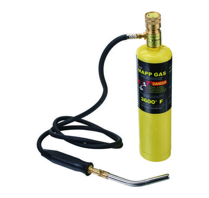 UWELD High Strength Propane Torch Hand self-igniting hand torch kit with 5 Ft hose