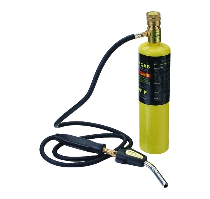 Trigger-start Ignition Mapp Gas Torch With Hose For Soldering And Brazing