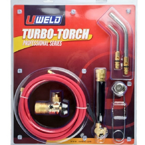 Uweld Swirl B-Tank Turbotorch X-3B Air Acetylene Torch Kit For Soft Solders