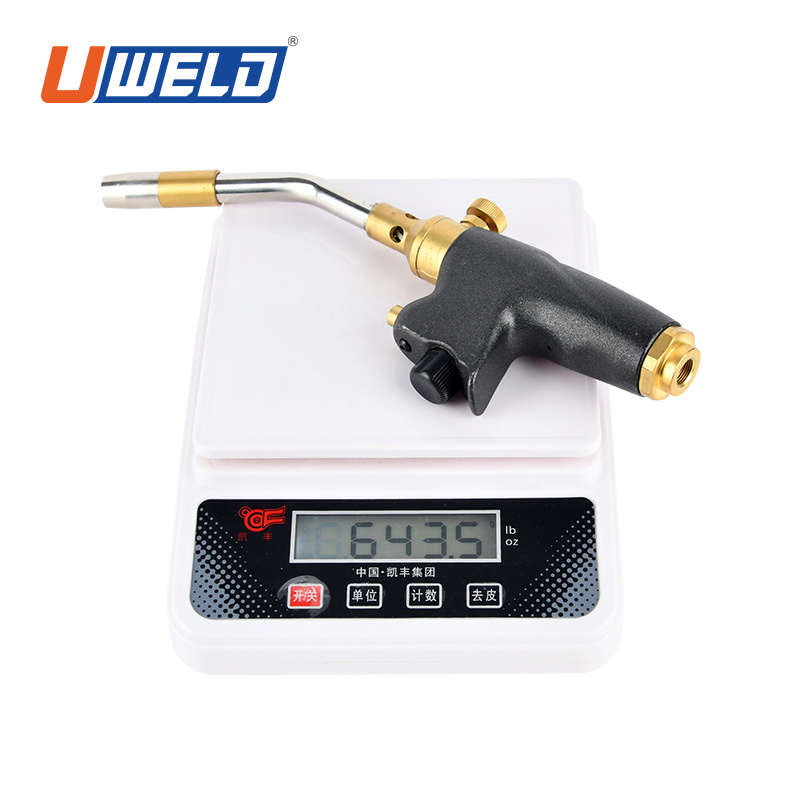 UWELD Economical Mapp Torch With Pencil Flame 320 Ergonomic Handle For Soldering Operation Gas Cutting Nozzle