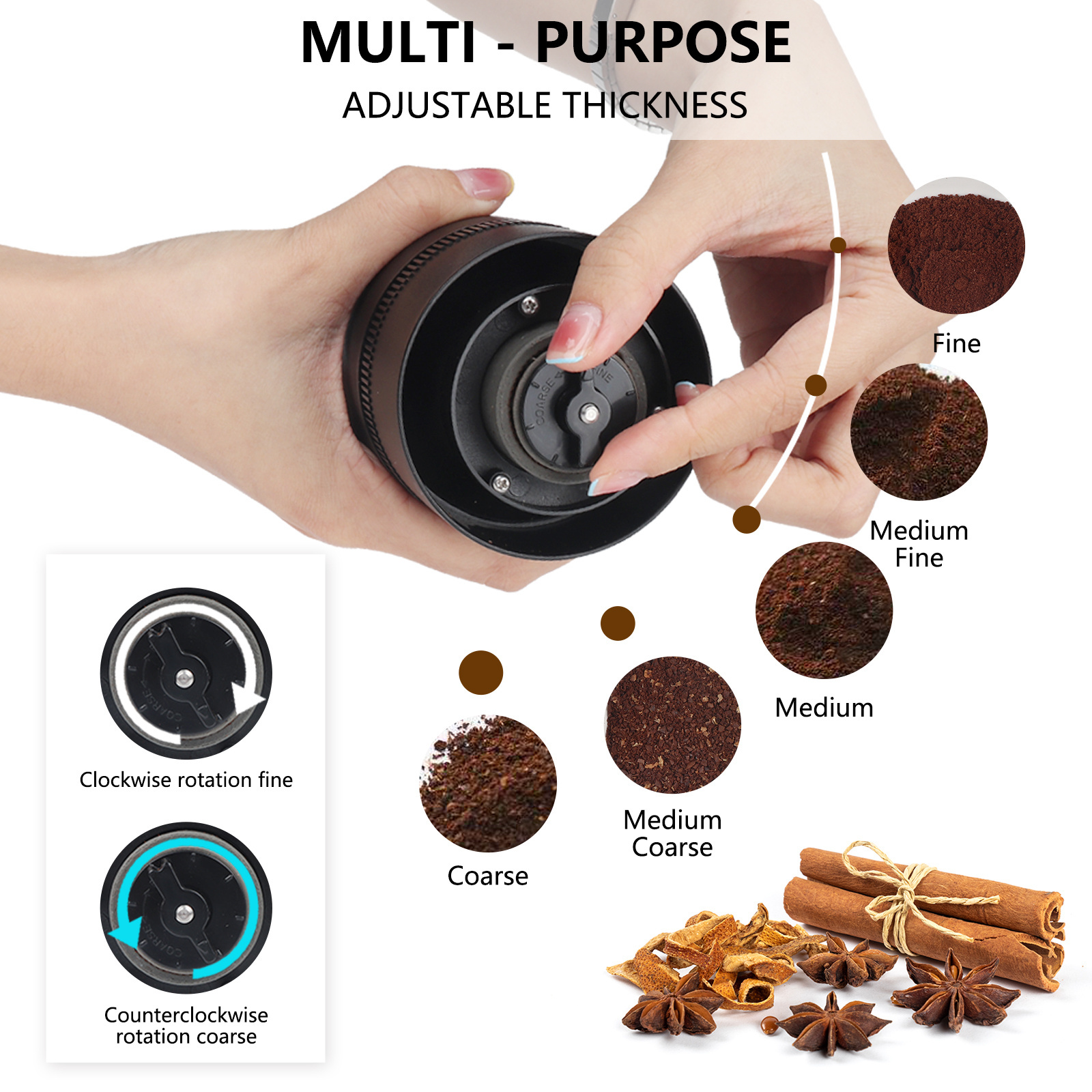 G41-0017 Customized Commercial Coffee Bean Grinder Portable Usb Stainless Steel Electric Coffee Grinder