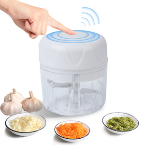 B97-0026 Multifunction Usb Wireless Electric Mini Meat Grinder Automatic Portable Home Kitchen Food Crusher Mixer Garlic