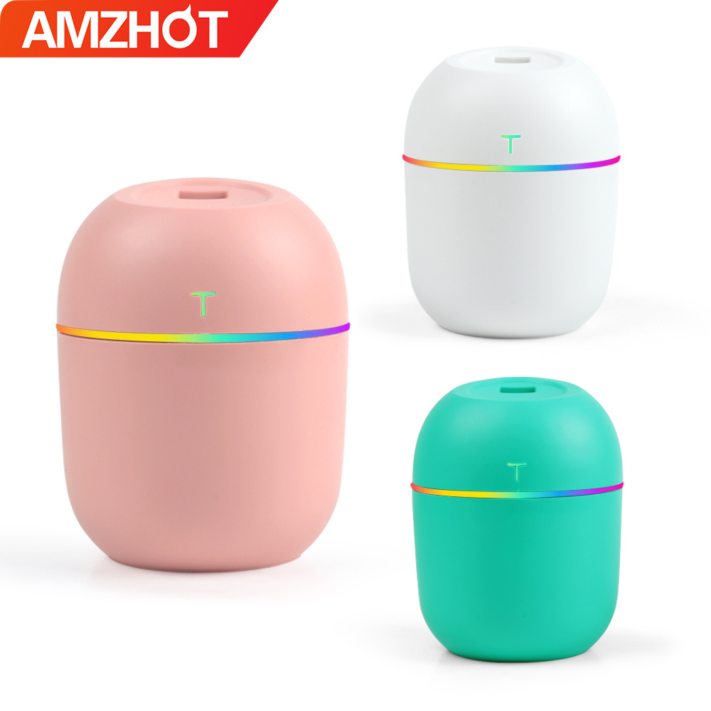 G02-0151  Factory Wholesale Portable Cute Cool Mist Personal Humidifier Mini 220ml Car Air Humidifier