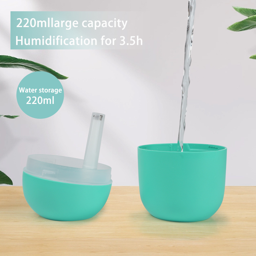 G02-0151  Factory Wholesale Portable Cute Cool Mist Personal Humidifier Mini 220ml Car Air Humidifier