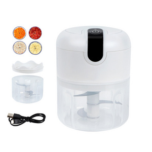 B97-0089 Fruit & Vegetable Tools USB Mini Meat Grinders Cordless USB Electric Onion Garlic Chopper Food Chopper Mincer