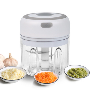 B97-0074  Mini Tools Portable Food Processor Fruit and Vegetable Chopper Electric Garlic Masher