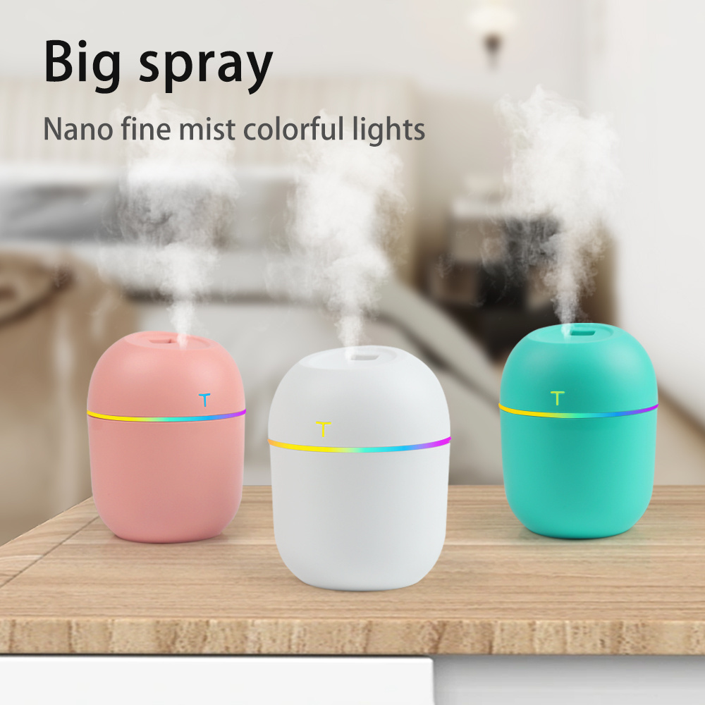 G02-0151  Factory Wholesale Portable Cute Cool Mist Personal Humidifier Mini 220ml Car Air Humidifier