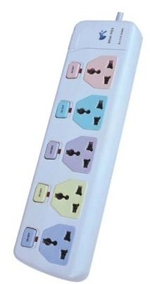 power strip with surge protector 2 usb ports  2-6 outlets universal extension socket