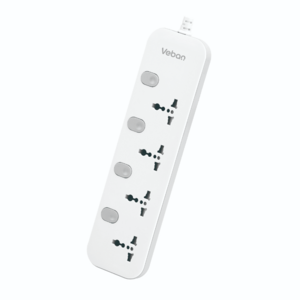 High quality 2m 3m electrical universal standard extension socket protection 4 outlet power strip socket household sockets