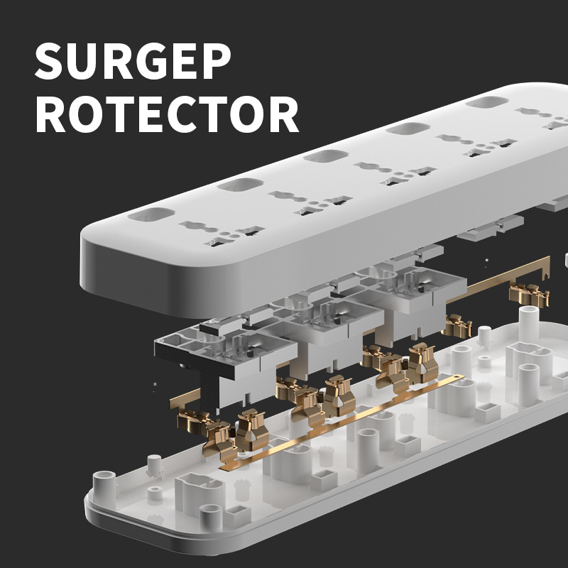 multi plug power socket extension 3 way 4way 5 way universal Power strip