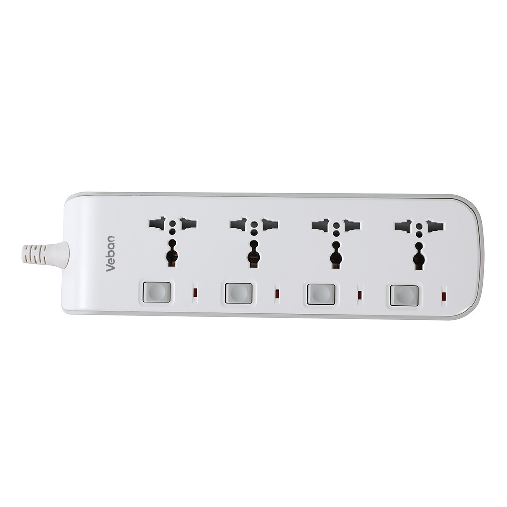 Thailand Myanmar Cambodia Nigeria universal socket 3-4-5-6 Way Electrical Power Strips Universal Outlet Extension Lead Socket