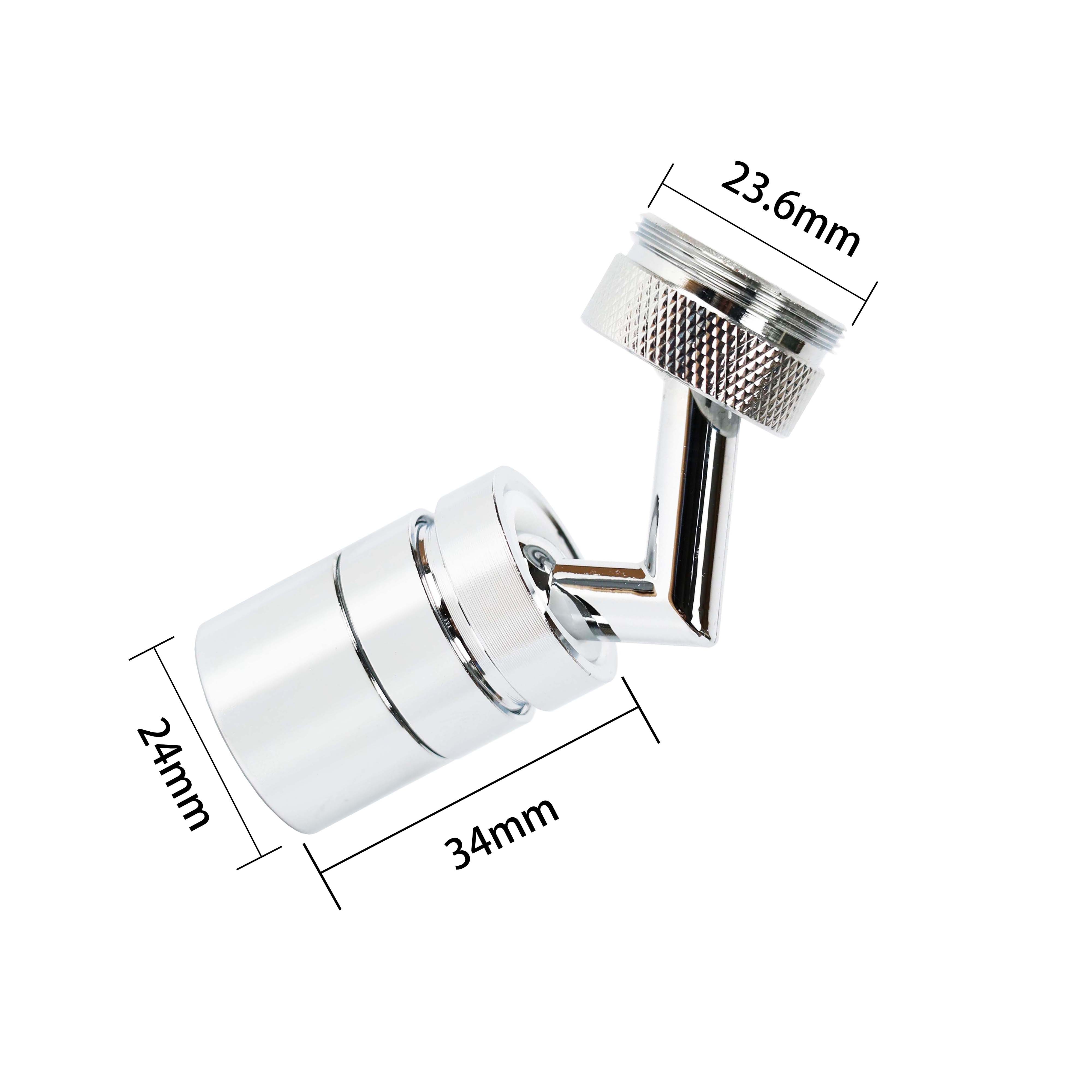 Universal Splash Filter Faucet 720 Degree Swivel Sink Tap Aerator Big Angle Touch Switch Brass Faucet Aerator