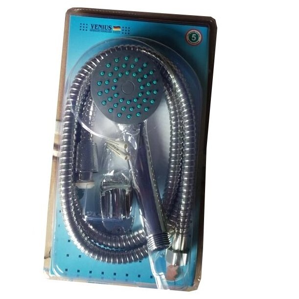 New Bathroom Hand Shower Chrome Plastic Shower Head