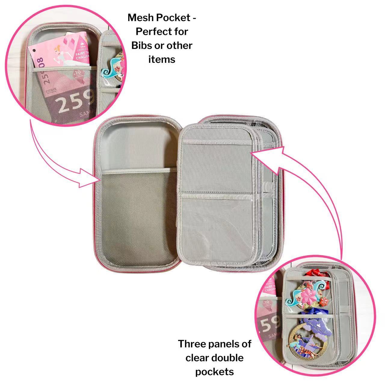 Factory Custom Handle Portable Travel Eva Carry Hard Case Box Every Mile is Magic Travel Medal Case Storage Bag