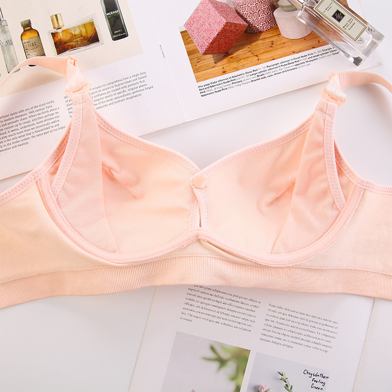 Soft Cotton Feeding Breastfeeding Bra Women Nursing Maternity Clothes Pregnancy Underwear