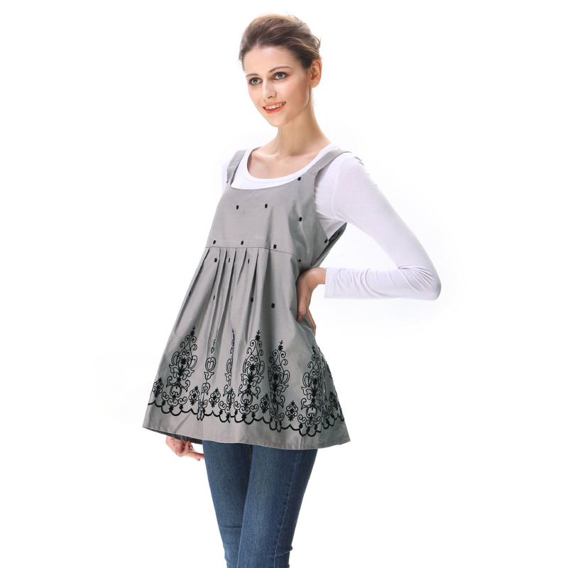 EMF Anti Radiation Maternity Clothes Tank Protection Shield Sleeveless Tank Top Silver Fiber Camis Pregnancy Dress