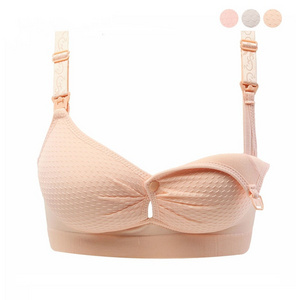 Soft Cotton Feeding Breastfeeding Bra Women Nursing Maternity Clothes Pregnancy Underwear