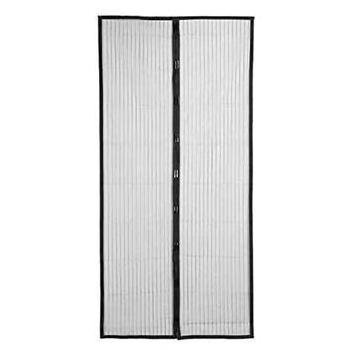 Summer Anti Mosquito&Fly Insect Bug Net Curtains Door Mesh Screen Heavy Fabric Screen Full Frame Adhesive Strip Door Curtain