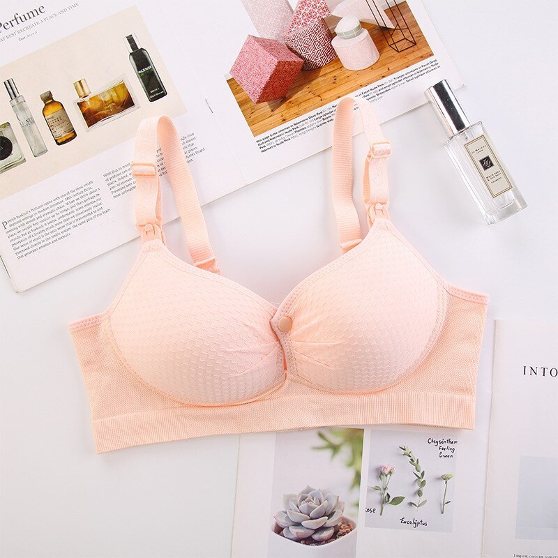 Soft Cotton Feeding Breastfeeding Bra Women Nursing Maternity Clothes Pregnancy Underwear