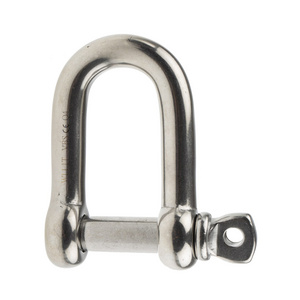 D.shackles Cheap Price Wildcat Ss316 Marine Hardware Big D Shaped Ring Shackle D 316 30mm 12mm 2.5t Stainless Steel 5/8