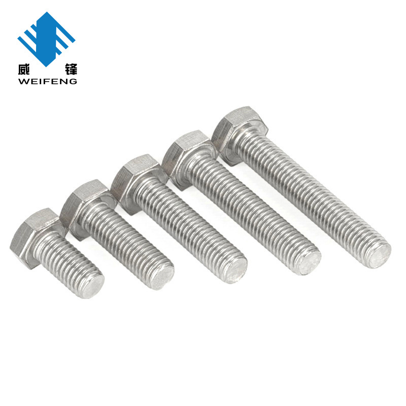 Bolt 6mm 16mm Ss 210 M13 G5 Gr5 Din933 Bolt 9mm Titanium 9/16 Hex Head Bolts M22x120 Stainless Steel Inox 316 E M12x45 10.9 Din