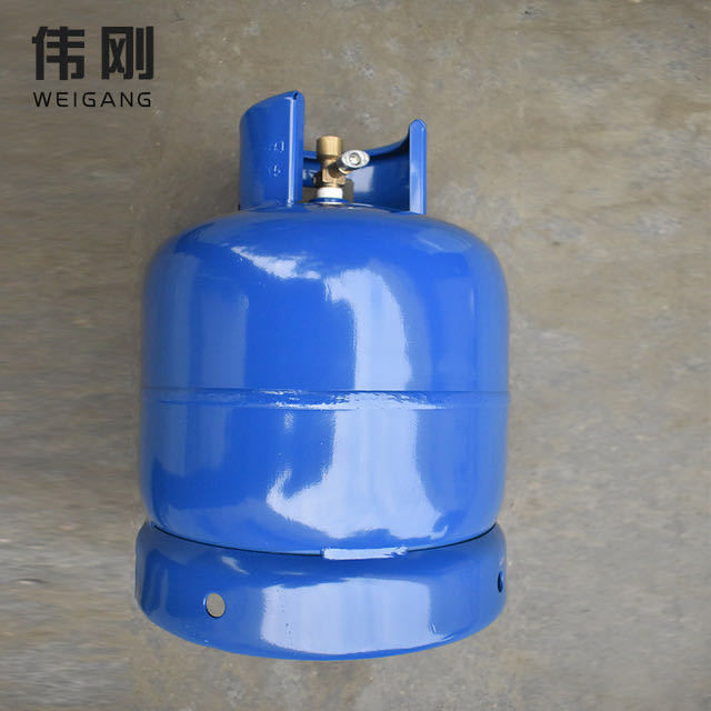 Zimbabwe 3kg Lpg Gas Cylinder for cooking ,Refillable lpg gas cylinder