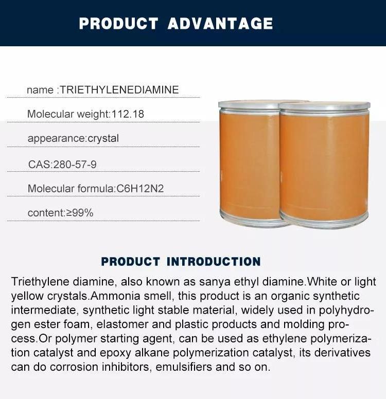 China High Quality Material Triethylenediamine  Catalyst Triethylene Diamine