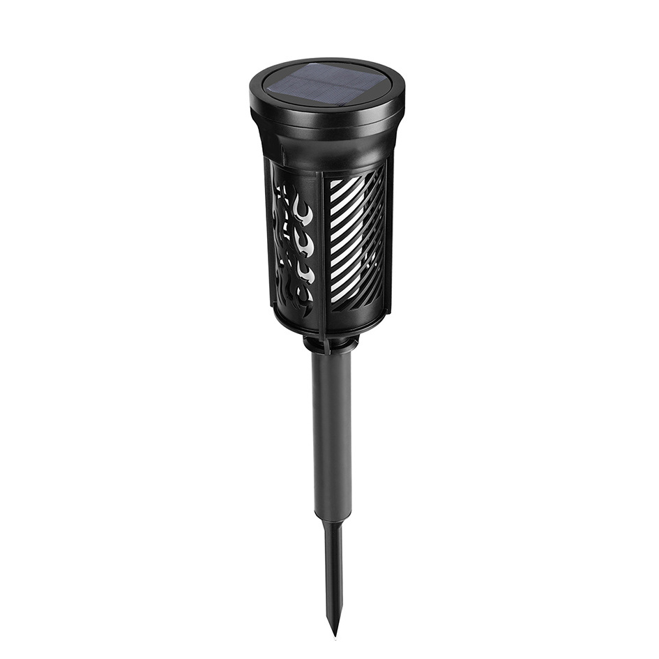 LIGHTESS Outdoor Solar Torch Lights with Flickering Flames Waterproof Dusk to Dawn Pathway Light for Walkway Driveway Patio Deck