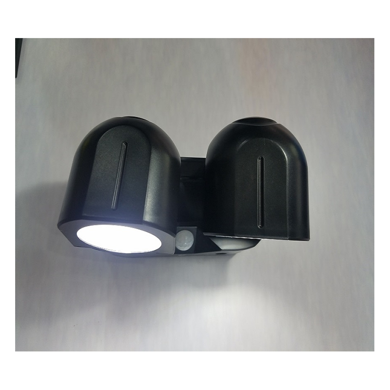 Battery operated Wall Lights Motion Sensor Security Light With LED Dual Head