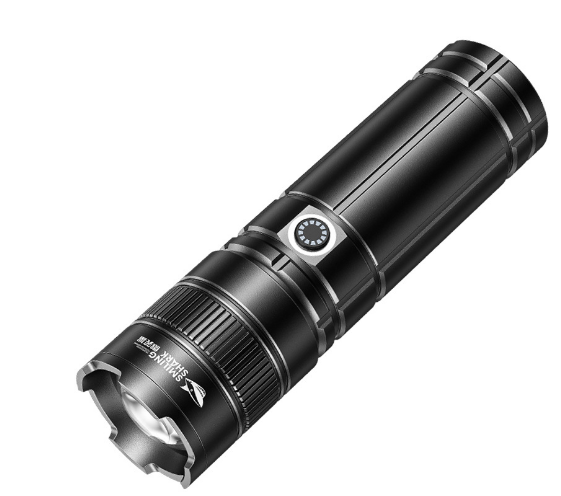 Aluminum Led Flashlight Waterproof Rechargeable Light with USB TYPE-C Portable Lamp