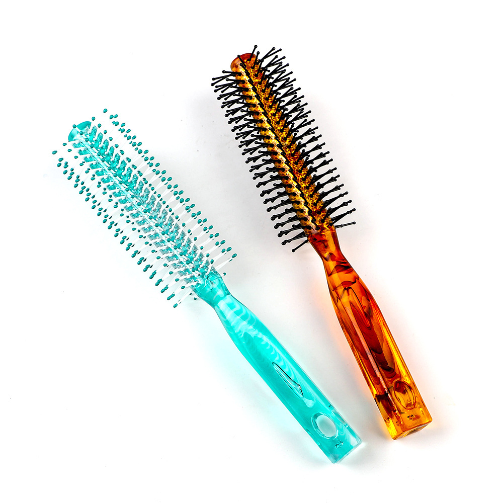 Professional Straightening Beautiful Beauty salon Hair Fast Styling Round hair Brush for curly hair