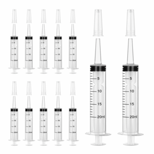 20ml 20 ml Plastic Small Size Jello Shot Syringe With Catheter Tip and Cap Lid Individually Sealed Feeding Syringe For Dogs,