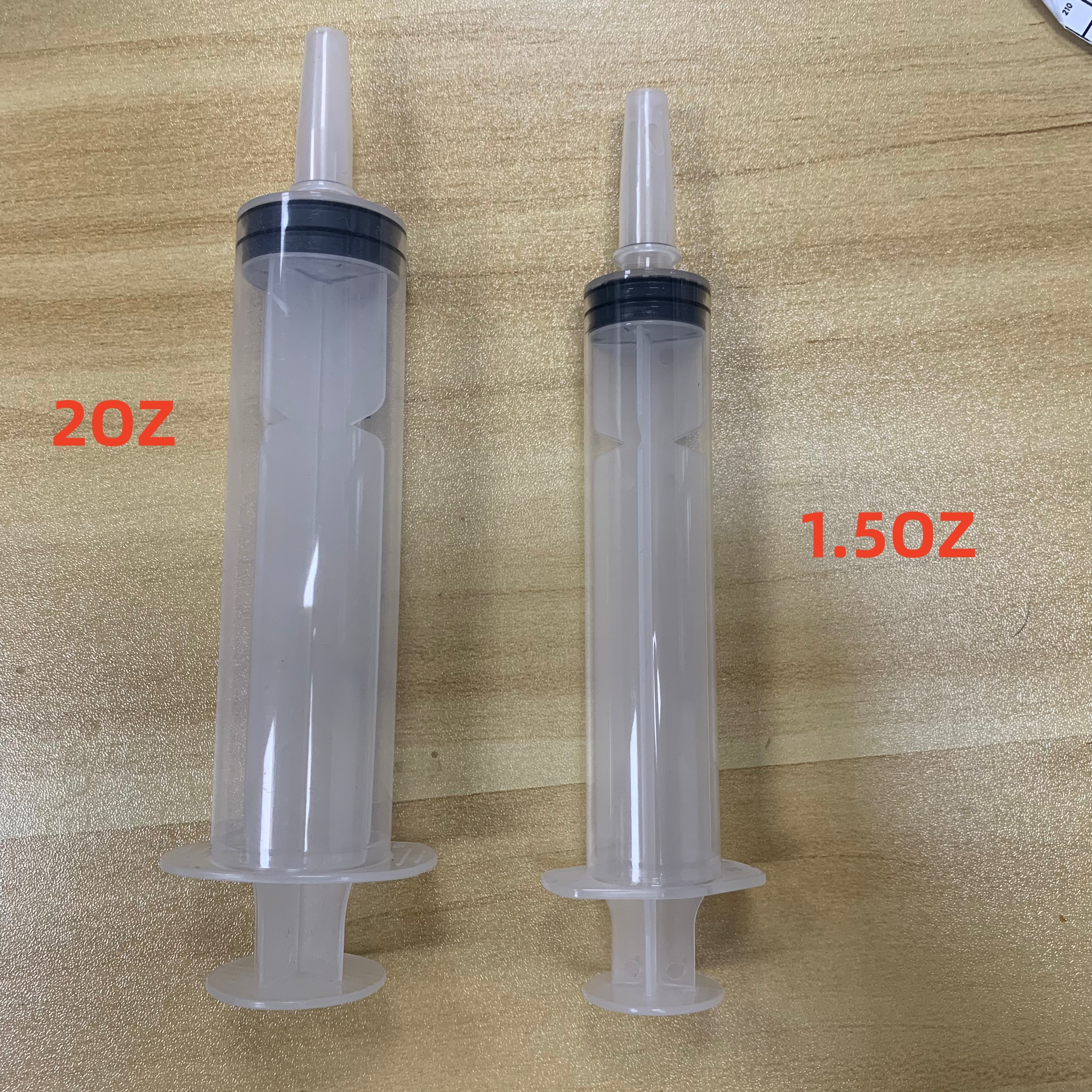 2oz 60ml Jello Shot Syringe For Party With Lid OEM for Package Can Print Logo