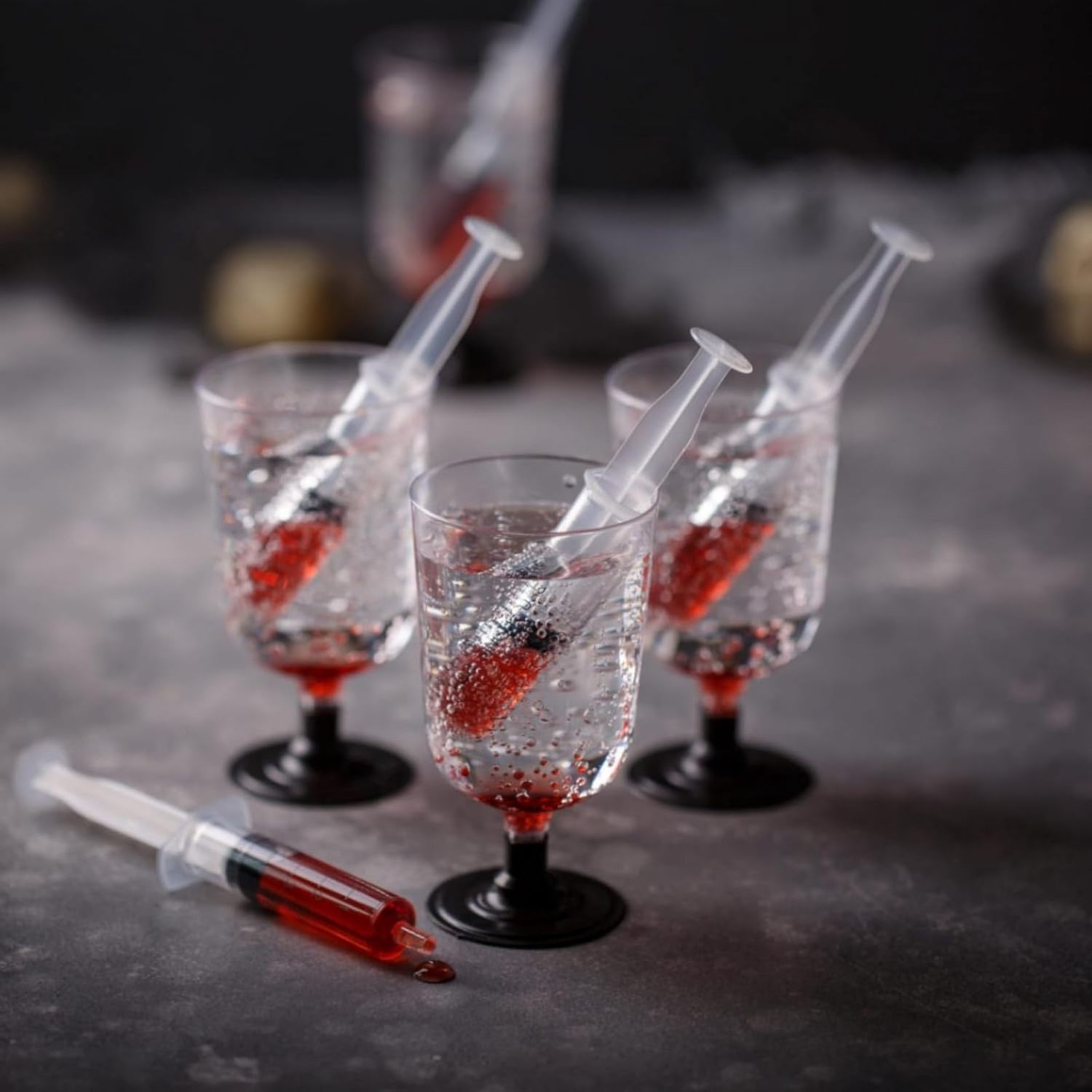 10ml Jello Shot Syringes with Tip Cap for Halloween, Thanksgiving, Christmas, Birthday, Graduation, Holiday Party Favor