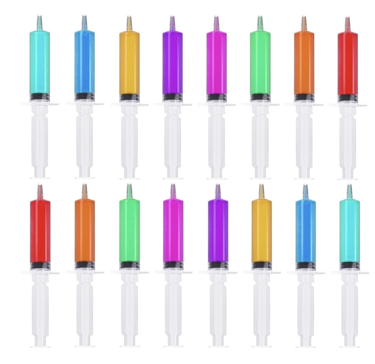 10ml Jello Shot Syringes with Tip Cap for Halloween, Thanksgiving, Christmas, Birthday, Graduation, Holiday Party Favor