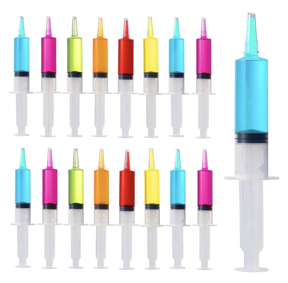 2oz 60ml Jello Shot Syringe For Party With Lid OEM for Package Can Print Logo