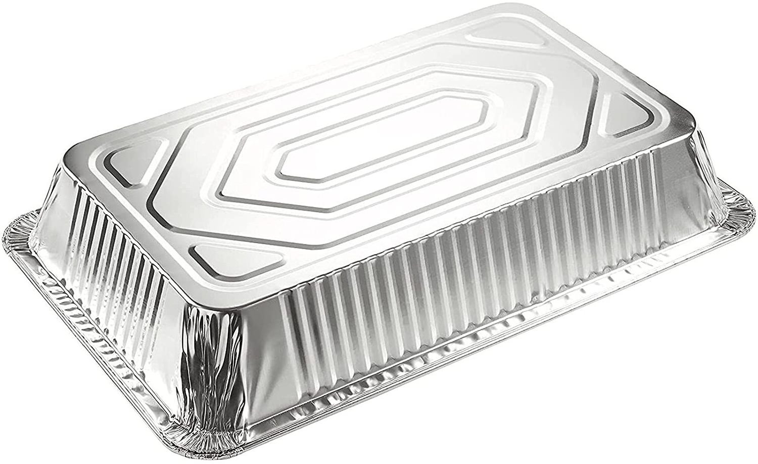 21x13 inch Full Size Aluminum Foil Pans Disposable Trays for Steam Table, Food, Grills, Baking, BBQ