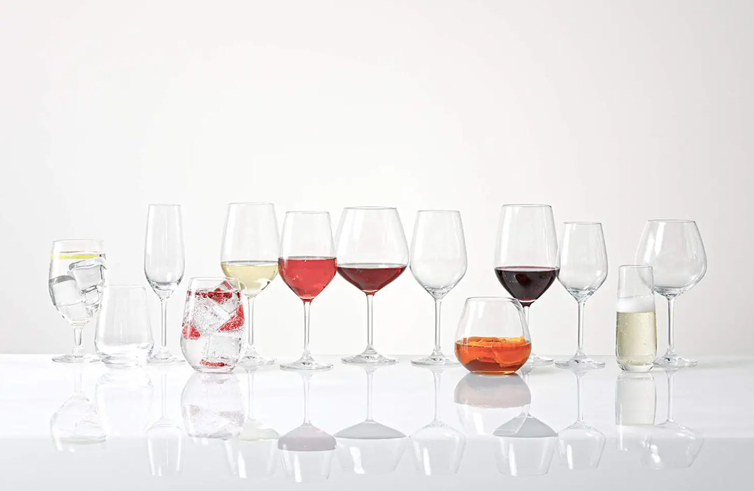 WPACK 14OZ 15OZ 20OZ 21OZ 22OZ  Plastic Tritan Glass Forte Stemware Collection Wine/Water/Goblet Red or White Wine G