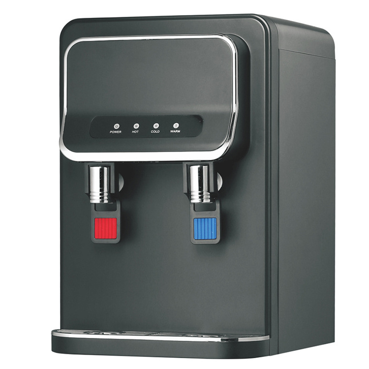 desktop water dispenser with cold and hot water